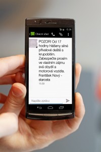 Varovné SMS jsou mezi starosty ohrožených obcí čím dál tím populárnější